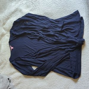 Lilly Pulitzer navy waterfall cardigan